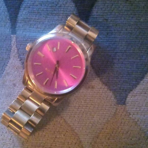 Michael Kors woman\'s Gold watch pink Dial